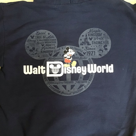 Disney World Navy hoodie - Picture 3 of 4